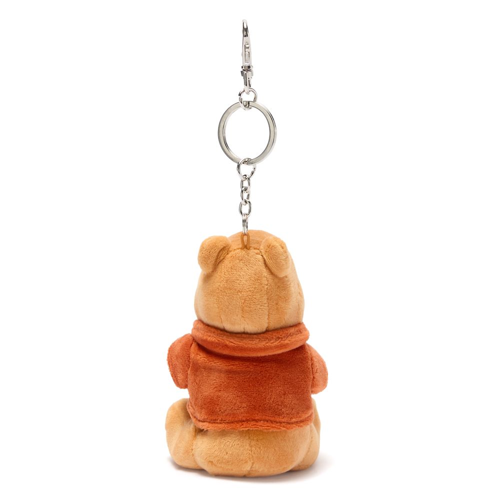 Winnie the Pooh ''Fall Vibes'' Plush Keychain Bag Charm &ndash; 4 1/2'' &ndash; Exclusive