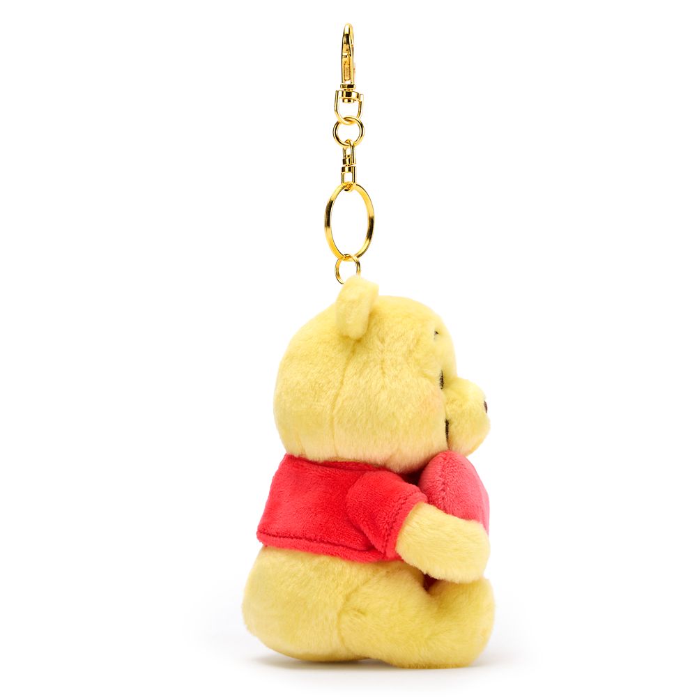 Winnie the Pooh with Heart Plush Key Chain - Disney Store Japan
