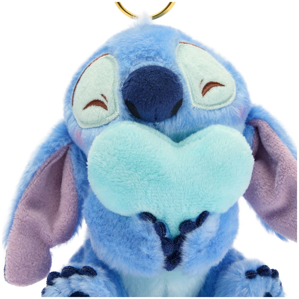 Stitch with Heart Plush Key Chain &ndash; Lilo & Stitch &ndash; Disney Store Japan