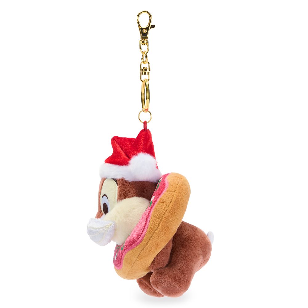 Chip Santa Donut Plush Keychain &ndash; Disney Store Japan