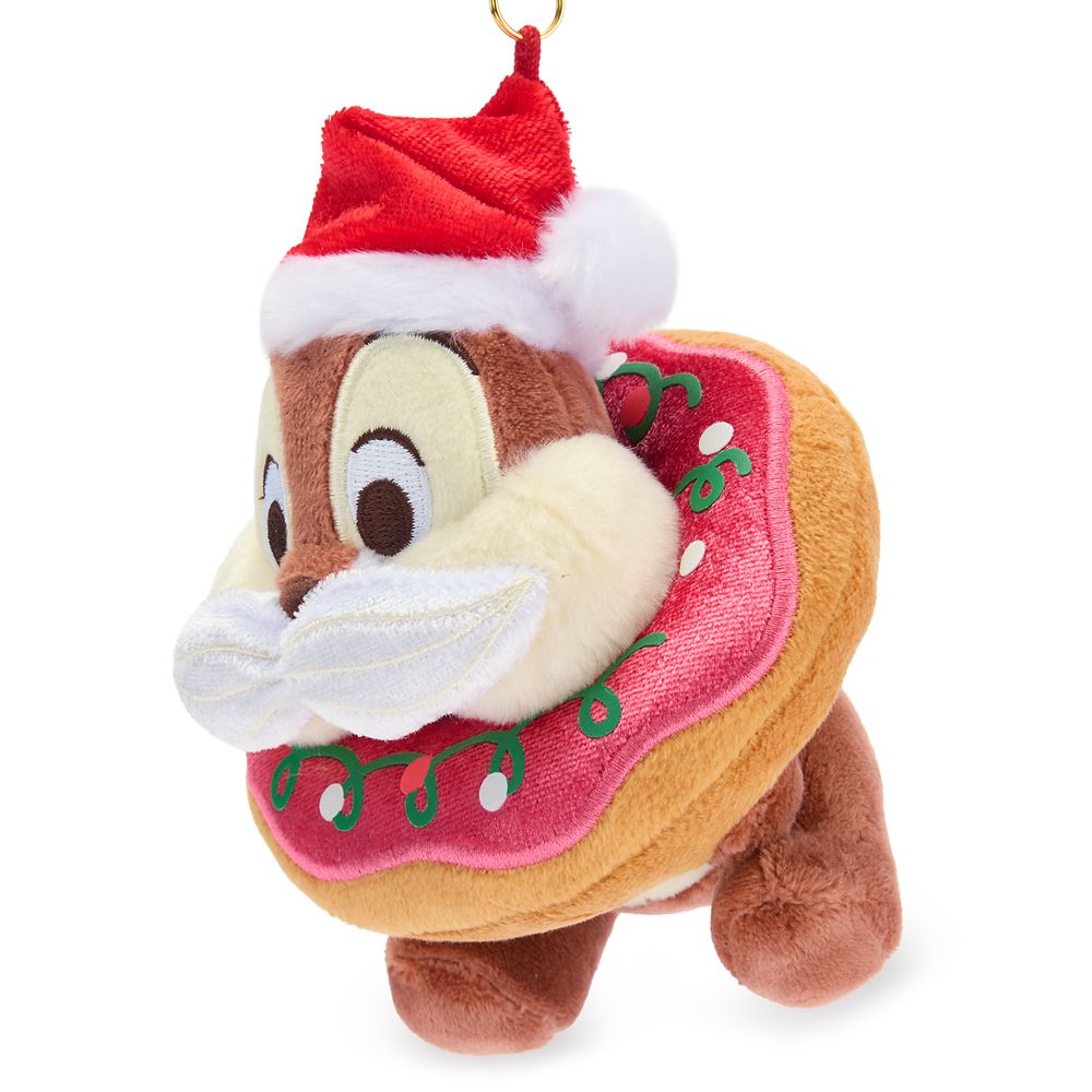Chip Santa Donut Plush Keychain &ndash; Disney Store Japan
