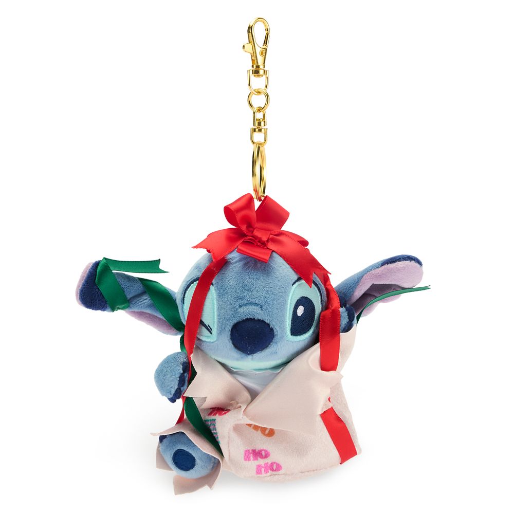 Stitch Holiday Plush Keychain  Lilo & Stitch  Disney Store Japan