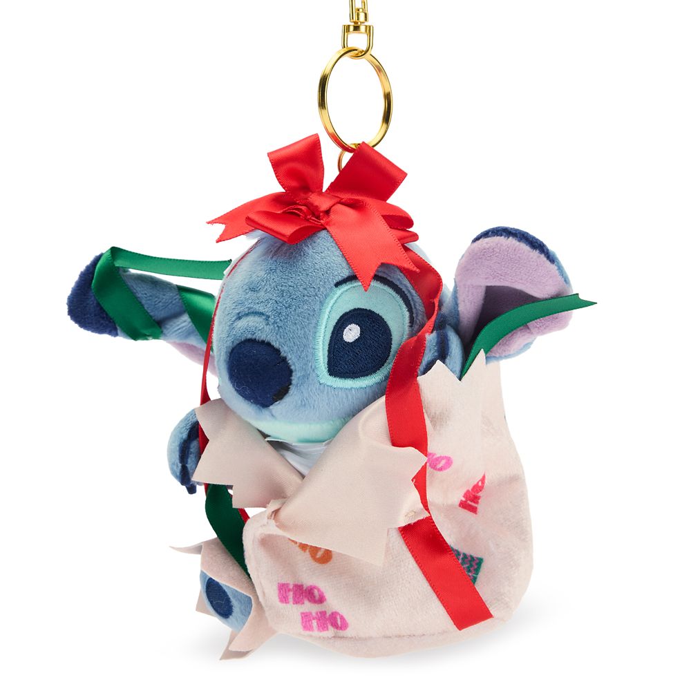 Stitch Holiday Plush Keychain &ndash; Lilo & Stitch &ndash; Disney Store Japan