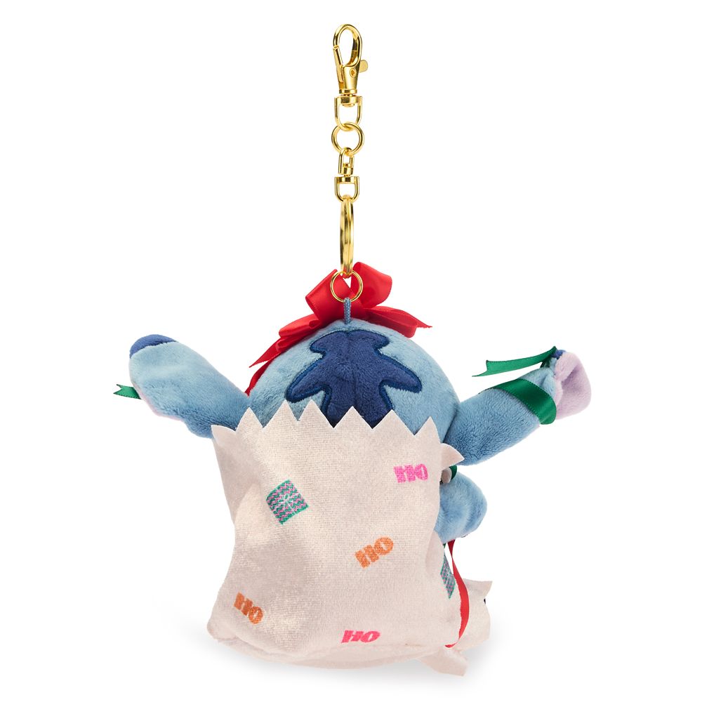 Stitch Holiday Plush Keychain &ndash; Lilo & Stitch &ndash; Disney Store Japan