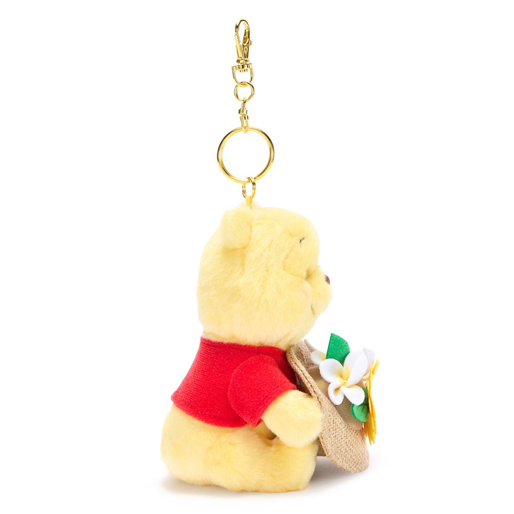 Winnie the Pooh Summertime Plush Keychain Bag Charm &ndash; 5'' &ndash; Disney Store Japan