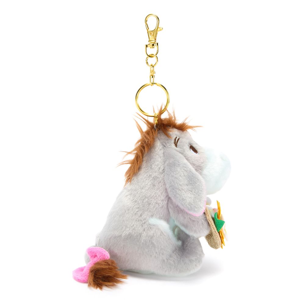 Eeyore Summertime Plush Keychain Bag Charm &ndash; Winnie the Pooh &ndash; 5'' &ndash; Disney Store Japan