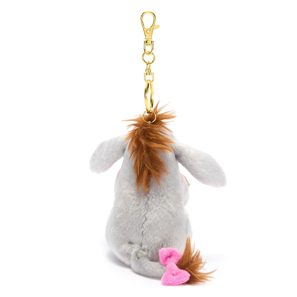 Eeyore Summertime Plush Keychain Bag Charm &ndash; Winnie the Pooh &ndash; 5'' &ndash; Disney Store Japan