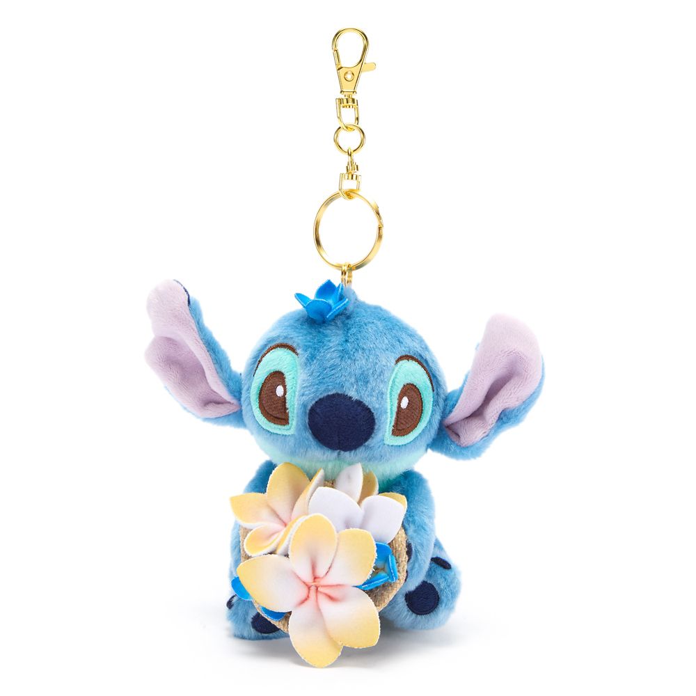 Stitch Summertime Plush Keychain Bag Charm - Lilo & Stitch - 5'' - Disney Store Japan