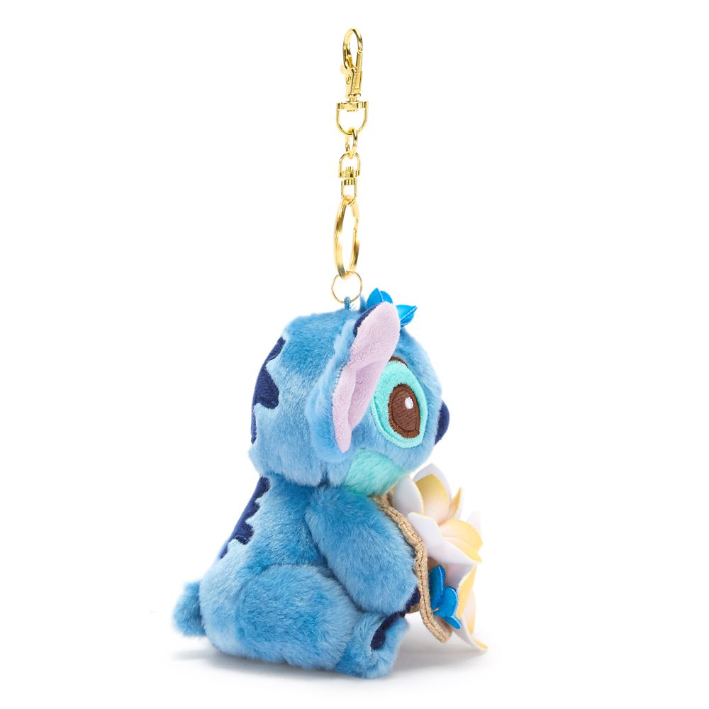 Stitch Summertime Plush Keychain Bag Charm &ndash; Lilo & Stitch &ndash; 5'' &ndash; Disney Store Japan