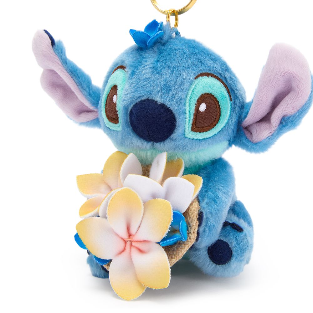 Stitch Summertime Plush Keychain Bag Charm - Lilo & Stitch - 5'' - Disney Store Japan