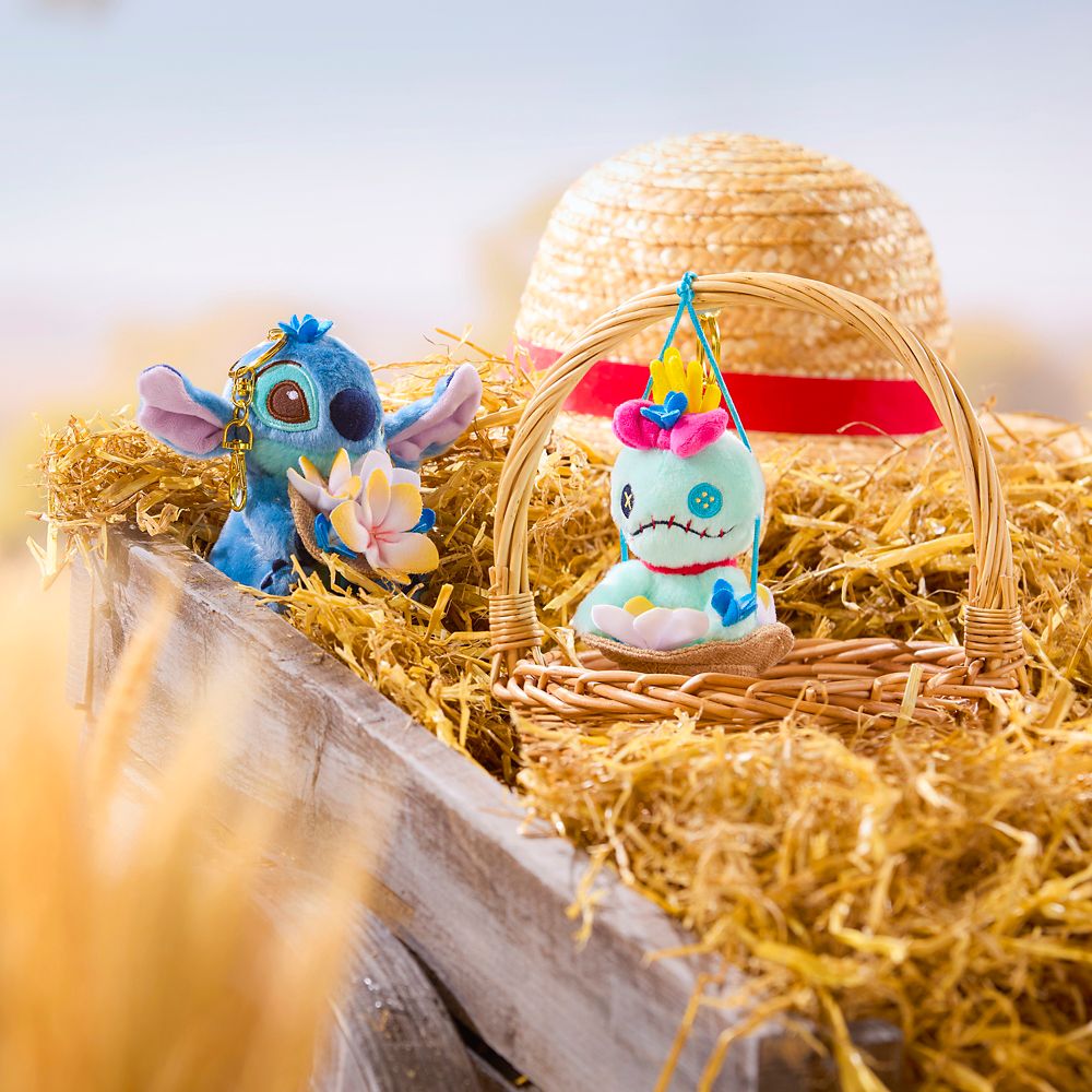 Scrump Summertime Plush Keychain &ndash; Lilo & Stitch &ndash; 5'' &ndash; Disney Store Japan