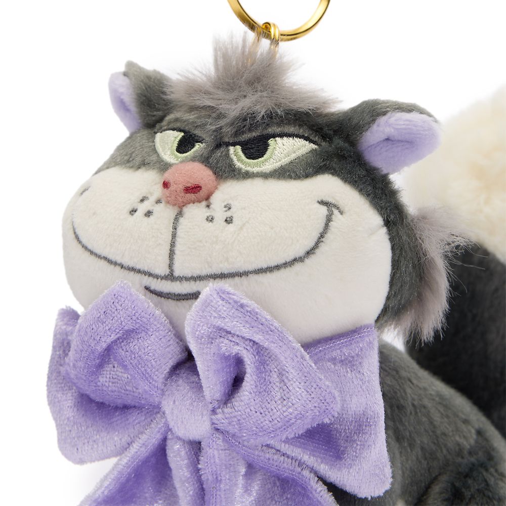 Lucifer Plush Keychain Bag Charm &ndash; Cinderella &ndash; 5 1/4'' &ndash; Disney Store Japan