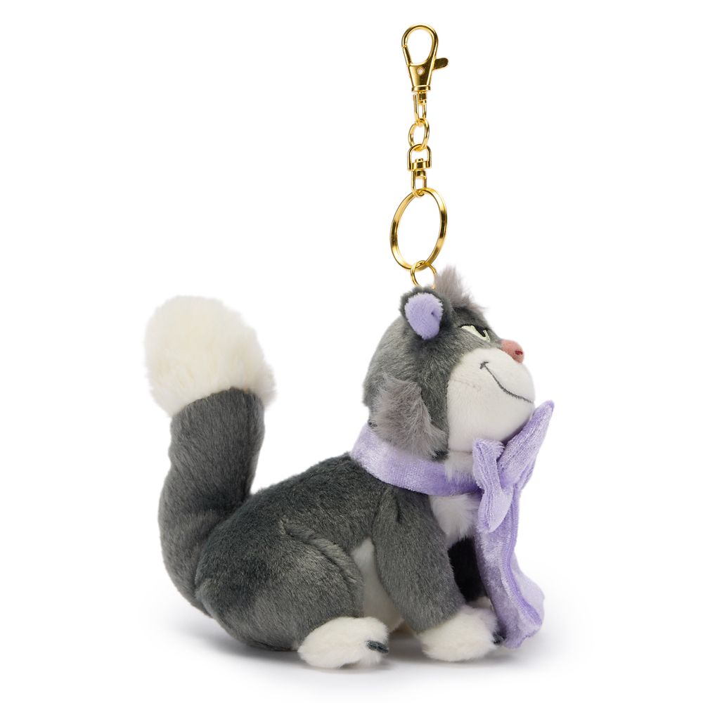 Lucifer Plush Keychain Bag Charm &ndash; Cinderella &ndash; 5 1/4'' &ndash; Disney Store Japan