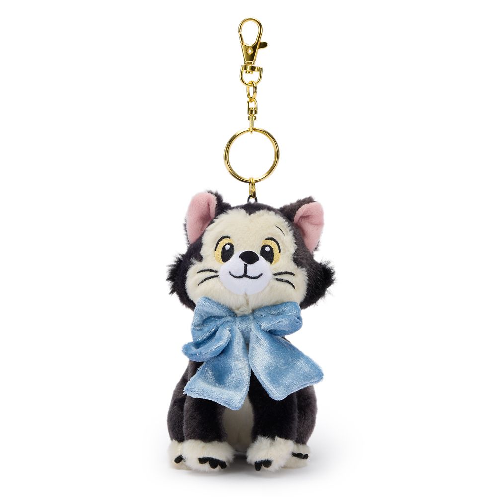Figaro Plush Keychain Bag Charm &ndash; Pinocchio &ndash; 5 1/4'' &ndash; Disney Store Japan