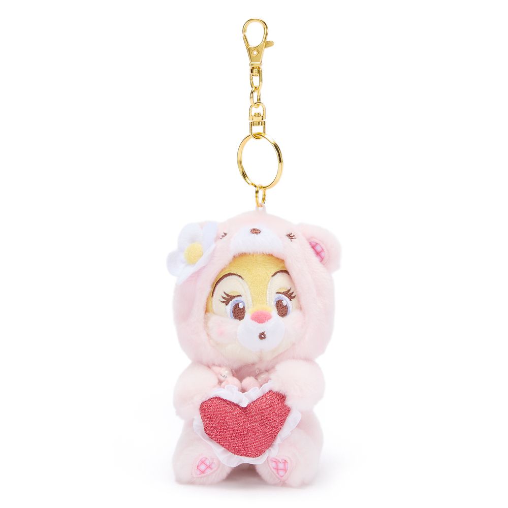 Clarice in Bear Suit Plush Keychain Bag Charm &ndash; 5'' &ndash; Disney Store Japan