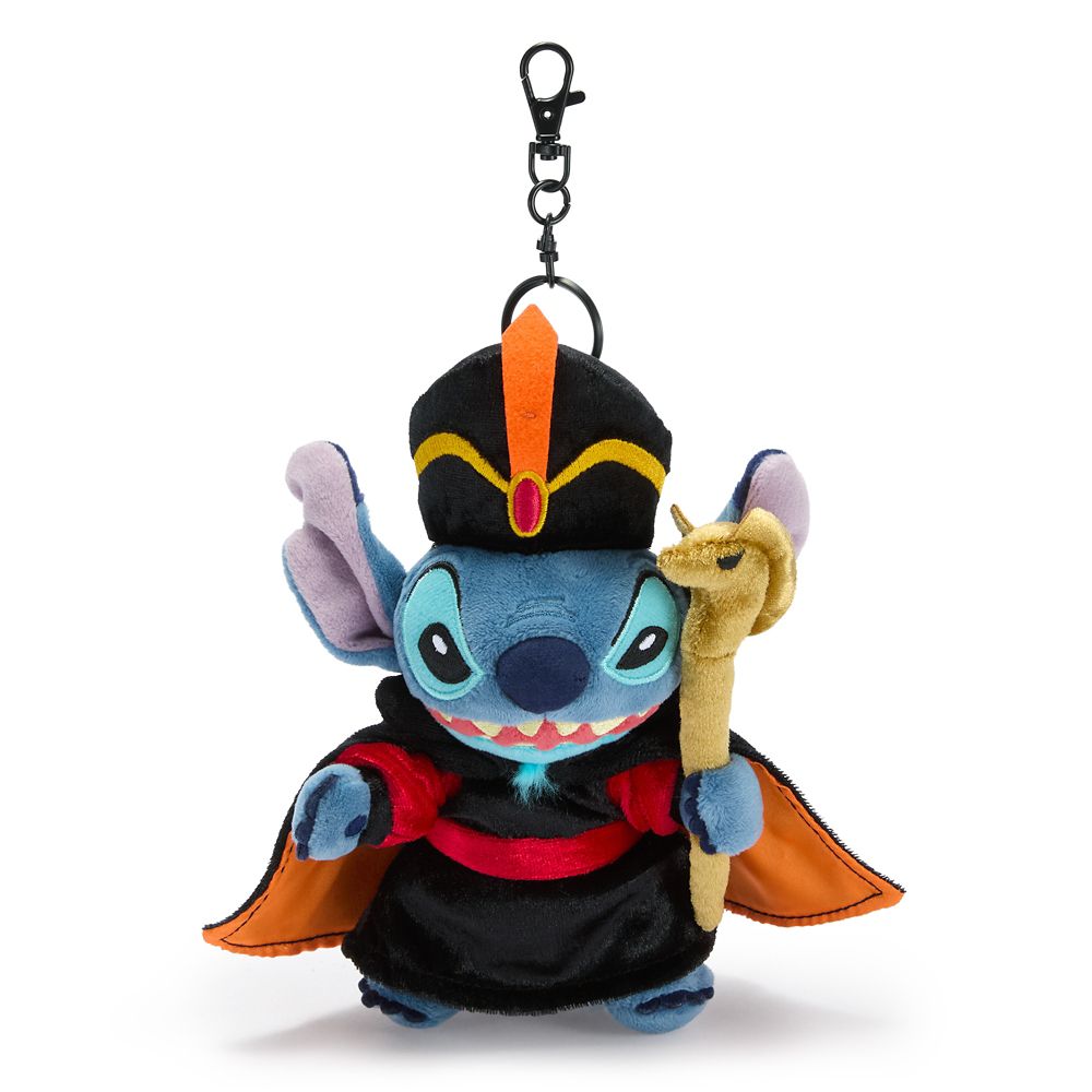 Stitch as Jafar Plush Keychain Bag Charm &ndash; Aladdin &ndash; Disney Villains &ndash; 8'' &ndash; Disney Store Japan