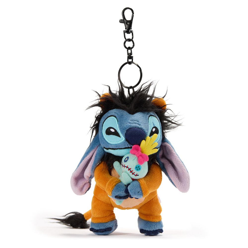 Stitch as Scar Plush Keychain Bag Charm &ndash; The Lion King &ndash; Disney Villains &ndash; 6'' &ndash; Disney Store Japan