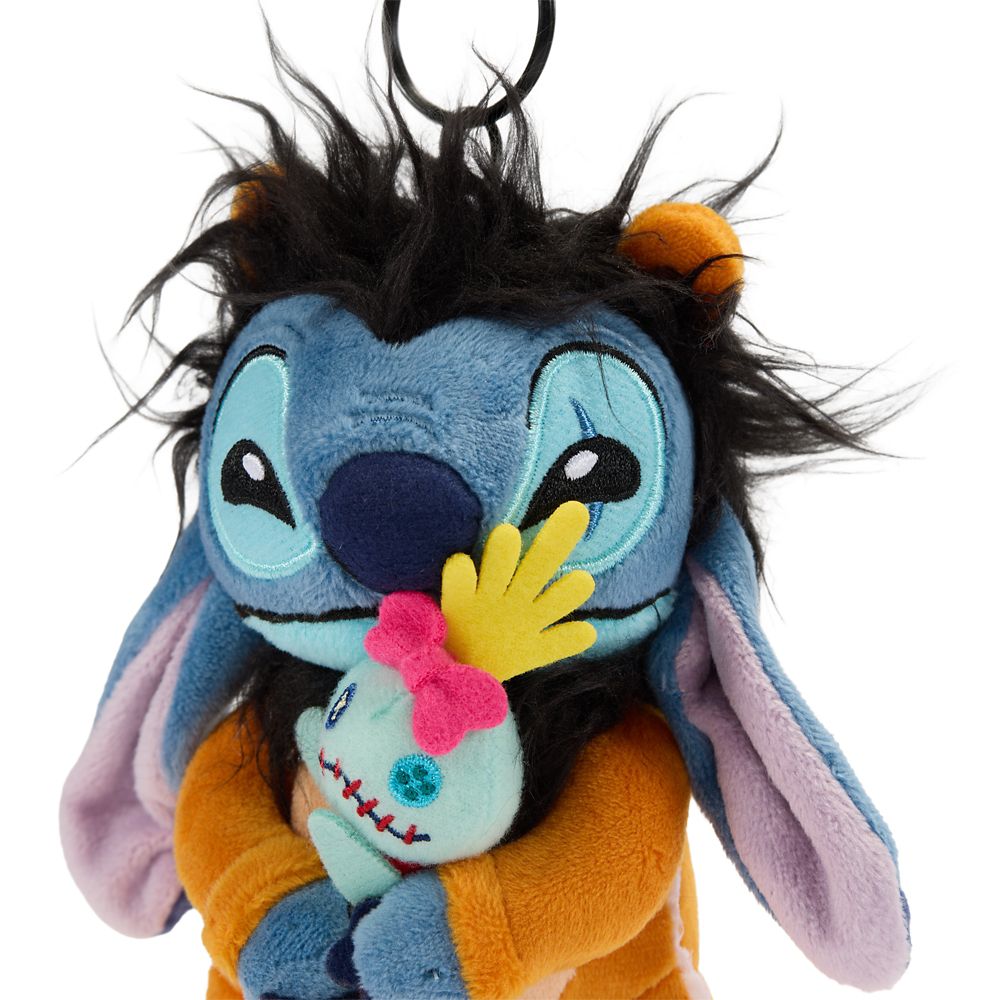 Stitch as Scar Plush Keychain Bag Charm &ndash; The Lion King &ndash; Disney Villains &ndash; 6'' &ndash; Disney Store Japan