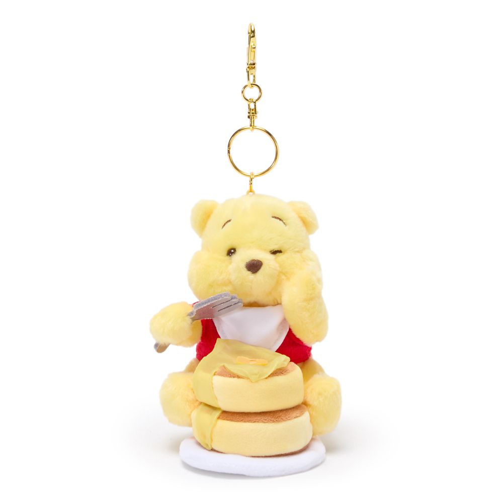 Winnie the Pooh Pancakes Plush Keychain Bag Charm &ndash; 5'' &ndash; Disney Store Japan