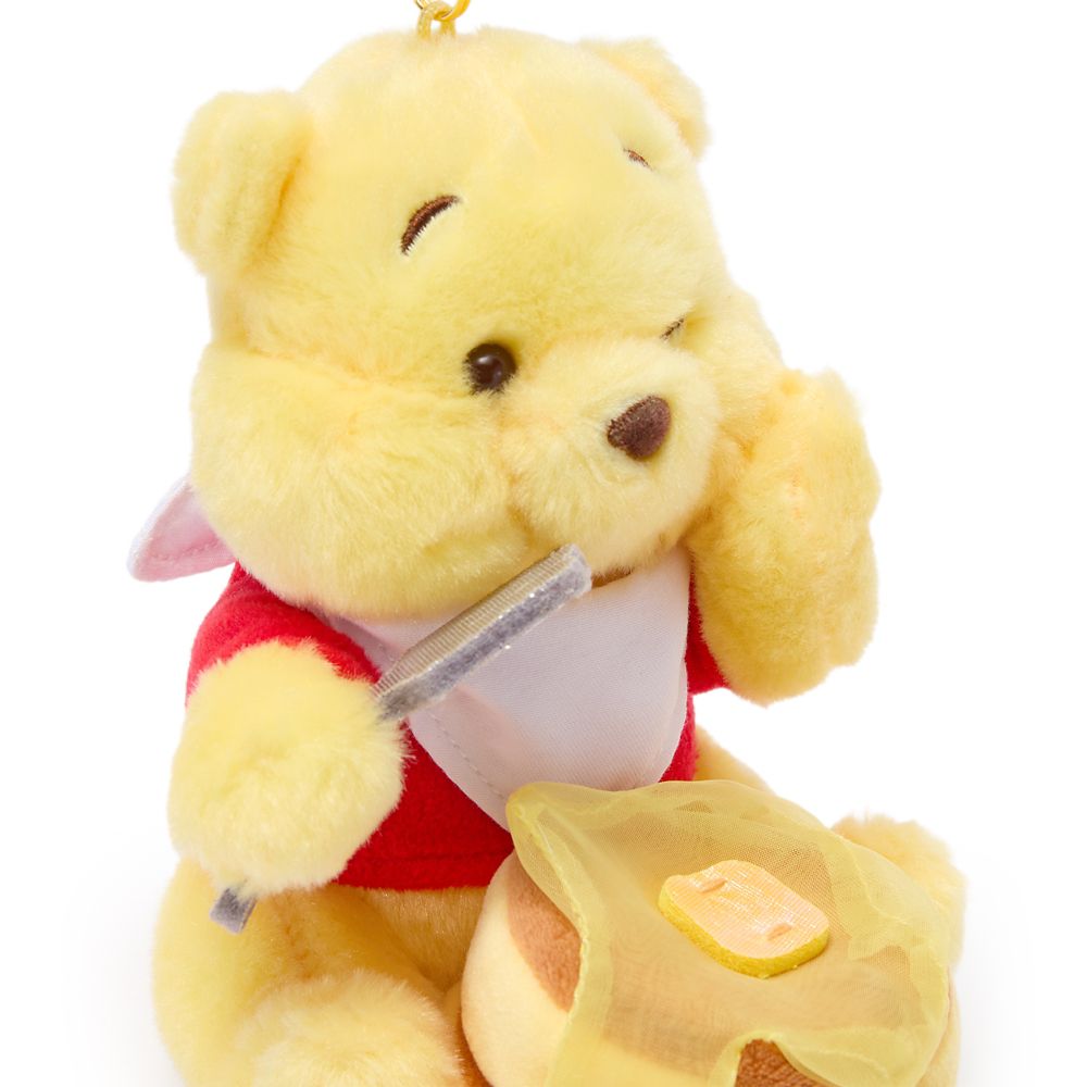 Winnie the Pooh Pancakes Plush Keychain Bag Charm &ndash; 5'' &ndash; Disney Store Japan
