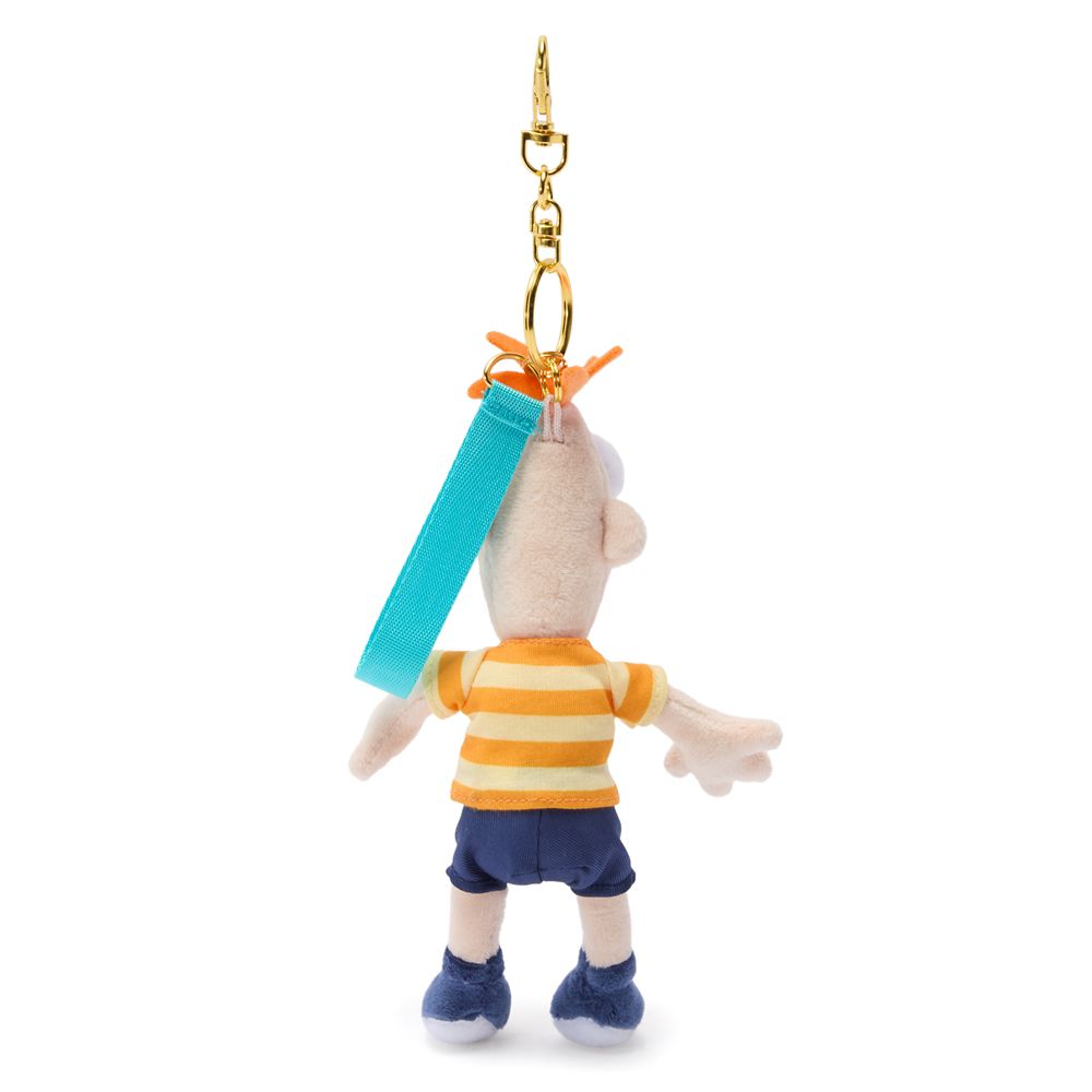 Phineas Flynn Plush Keychain Bag Charm &ndash; Phineas and Ferb &ndash; 8'' &ndash; Disney Store Japan