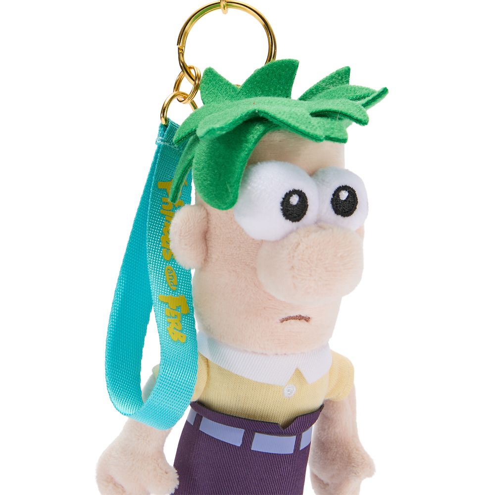 Ferb Fletcher Plush Keychain Bag Charm &ndash; Phineas and Ferb &ndash; 7'' &ndash; Disney Store Japan