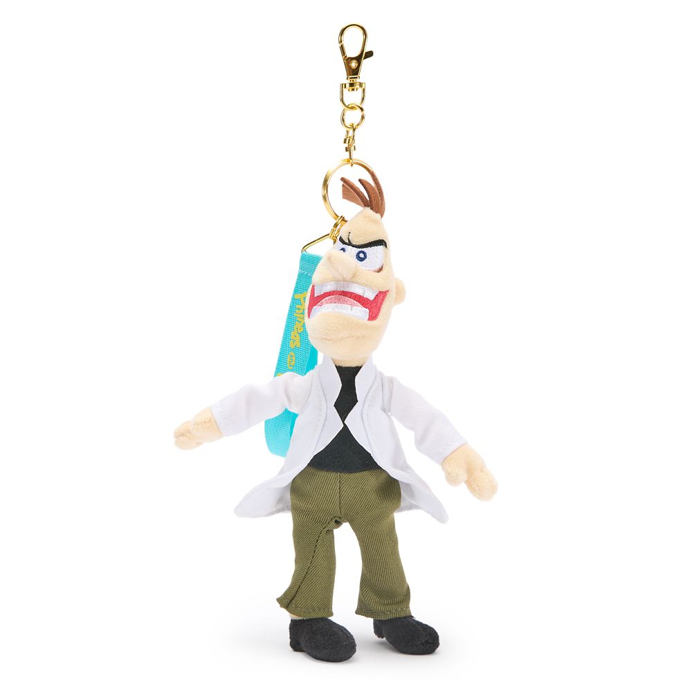 Dr. Heinz Doofenschmirtz Plush Keychain Bag Charm &ndash; Phineas and Ferb &ndash; 8'' &ndash; Disney Store Japan