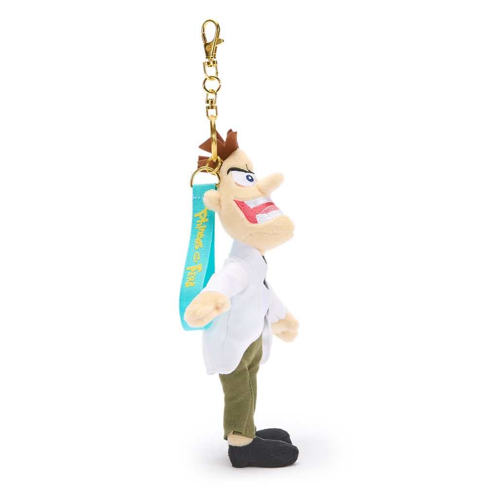 Dr. Heinz Doofenschmirtz Plush Keychain Bag Charm &ndash; Phineas and Ferb &ndash; 8'' &ndash; Disney Store Japan