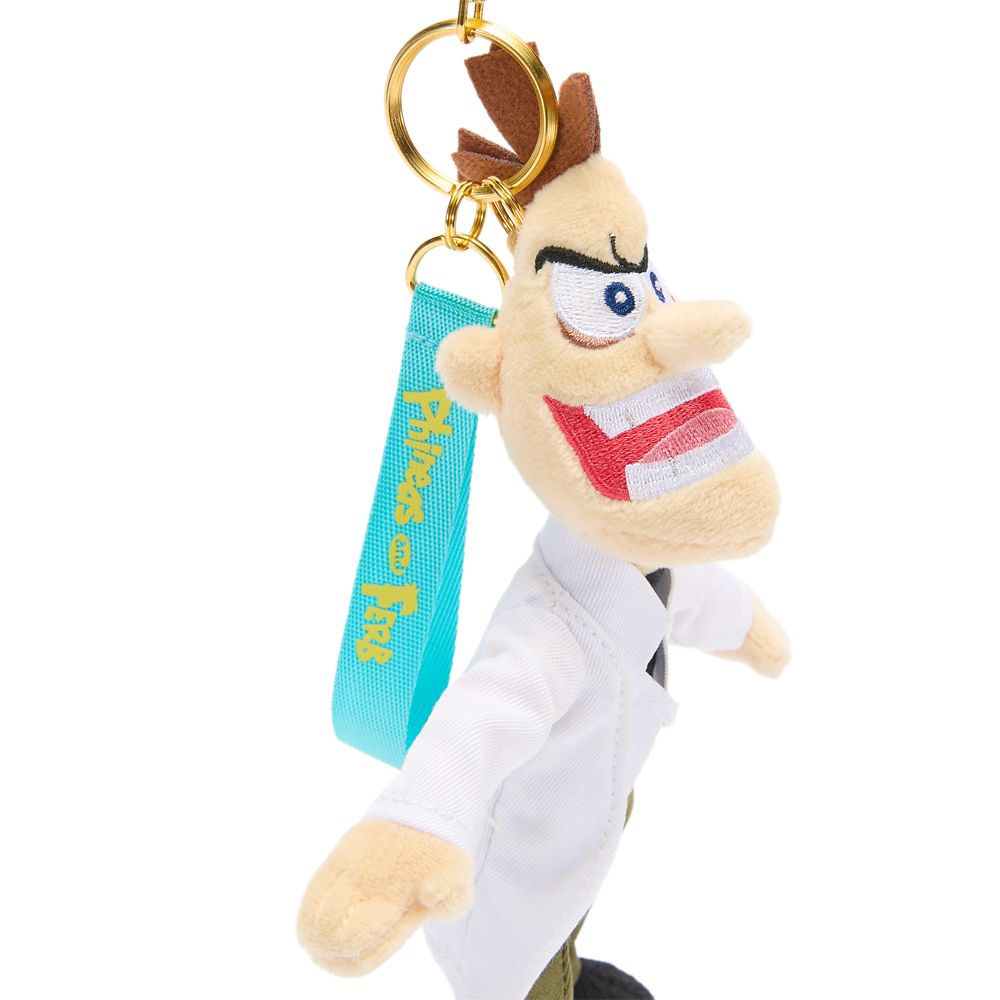 Dr. Heinz Doofenschmirtz Plush Keychain Bag Charm &ndash; Phineas and Ferb &ndash; 8'' &ndash; Disney Store Japan