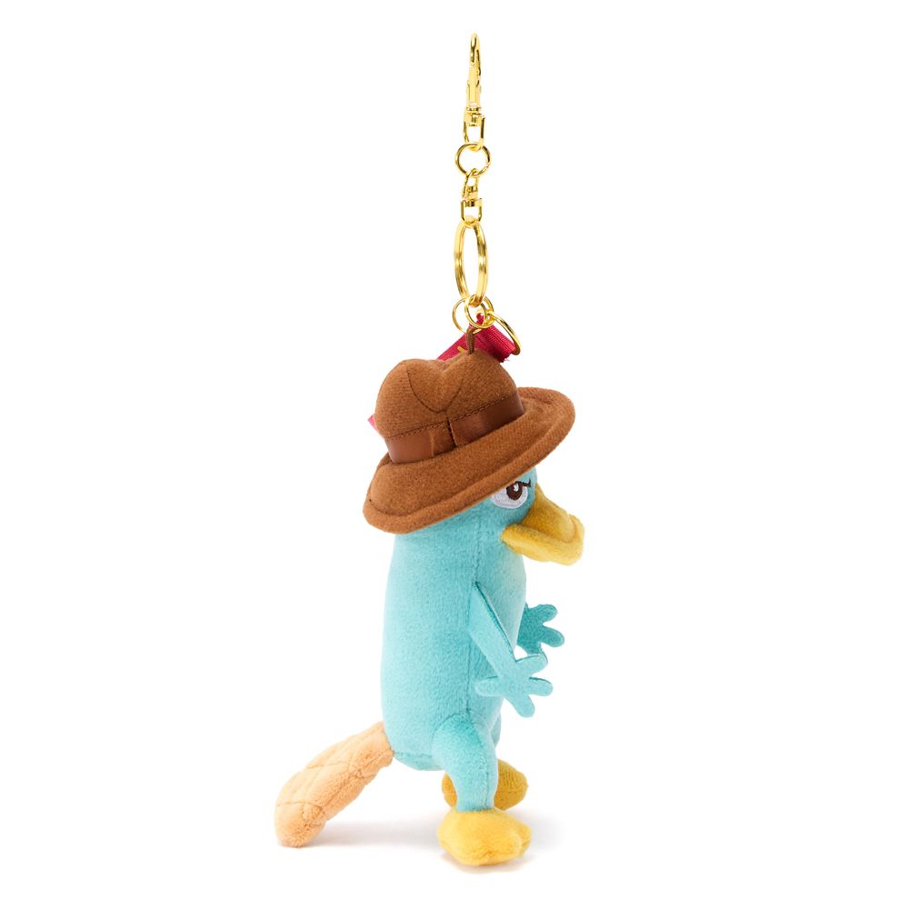 Perry as ''Agent P'' Plush Keychain Bag Charm &ndash; Phineas and Ferb &ndash; 7'' &ndash; Disney Store Japan
