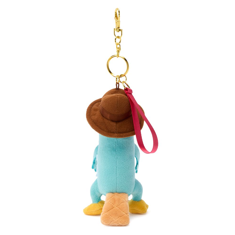 Perry as ''Agent P'' Plush Keychain Bag Charm &ndash; Phineas and Ferb &ndash; 7'' &ndash; Disney Store Japan