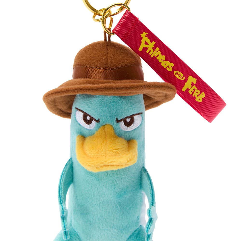Perry as ''Agent P'' Plush Keychain Bag Charm &ndash; Phineas and Ferb &ndash; 7'' &ndash; Disney Store Japan