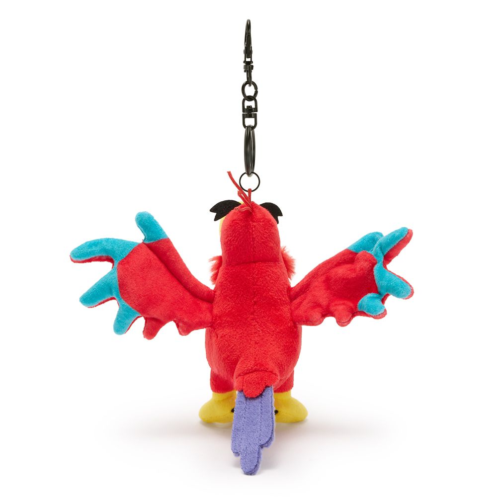 Iago Plush Keychain Bag Charm &ndash; Aladdin &ndash; Disney Villains &ndash; 5'' &ndash; Disney Store Japan