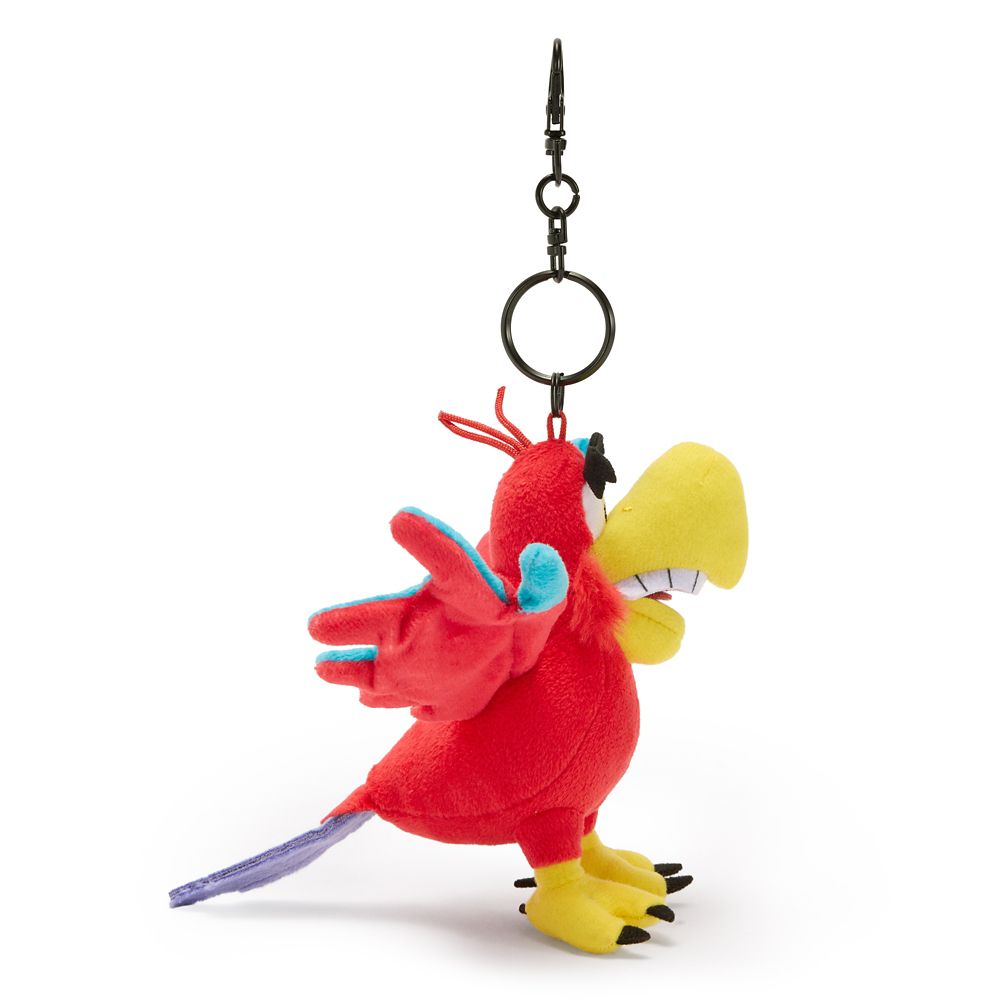 Iago Plush Keychain Bag Charm &ndash; Aladdin &ndash; Disney Villains &ndash; 5'' &ndash; Disney Store Japan