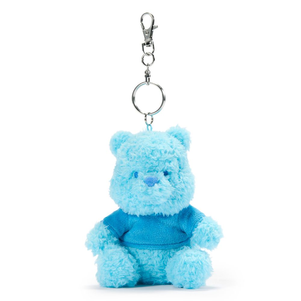 Winnie the Pooh Plush Keychain Bag Charm &ndash; Blue &ndash; 5 1/2'' &ndash; Exclusive &ndash; D23: The Ultimate Disney Fan Event