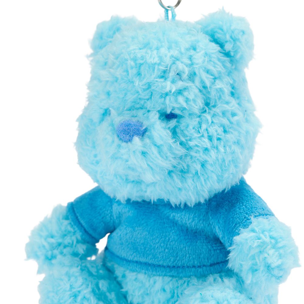 Winnie the Pooh Plush Keychain Bag Charm &ndash; Blue &ndash; 5 1/2'' &ndash; Exclusive &ndash; D23: The Ultimate Disney Fan Event