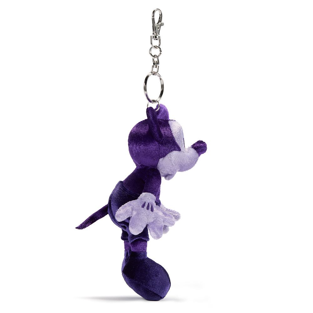 Mickey Mouse Plush Keychain Bag Charm &ndash; Purple &ndash; 7 1/4'' &ndash; Exclusive &ndash; D23: The Ultimate Disney Fan Event