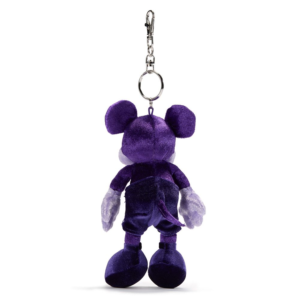 Mickey Mouse Plush Keychain Bag Charm &ndash; Purple &ndash; 7 1/4'' &ndash; Exclusive &ndash; D23: The Ultimate Disney Fan Event