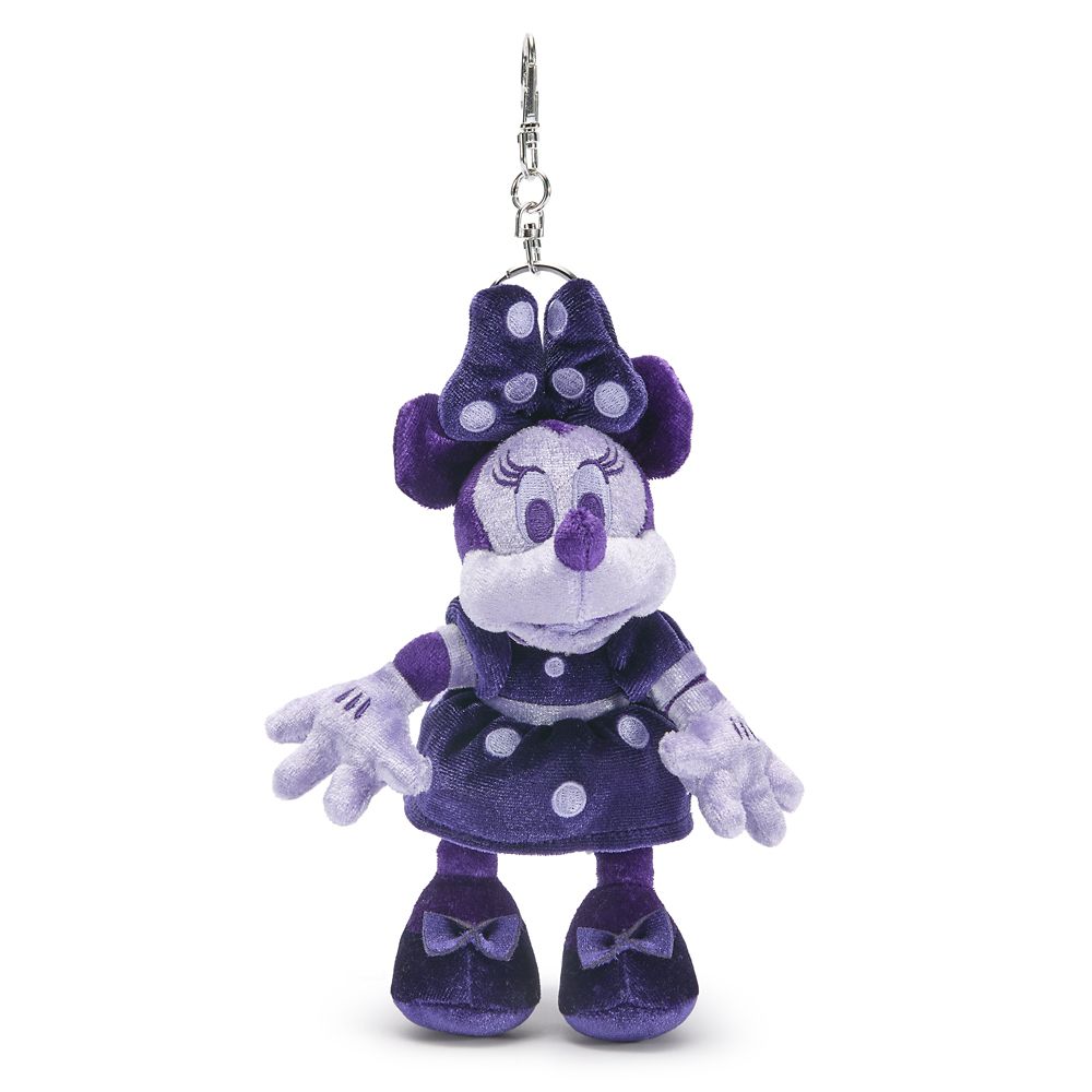 Minnie Mouse Plush Keychain Bag Charm &ndash; Purple &ndash; 8'' &ndash; Exclusive &ndash; D23: The Ultimate Disney Fan Event