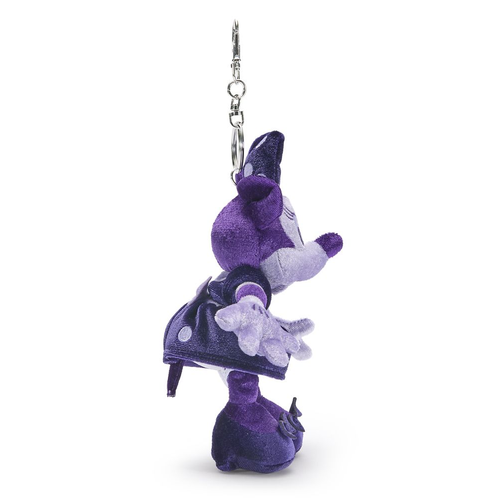 Minnie Mouse Plush Keychain Bag Charm &ndash; Purple &ndash; 8'' &ndash; Exclusive &ndash; D23: The Ultimate Disney Fan Event