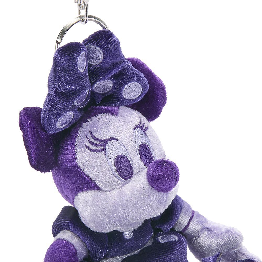 Minnie Mouse Plush Keychain Bag Charm &ndash; Purple &ndash; 8'' &ndash; Exclusive &ndash; D23: The Ultimate Disney Fan Event