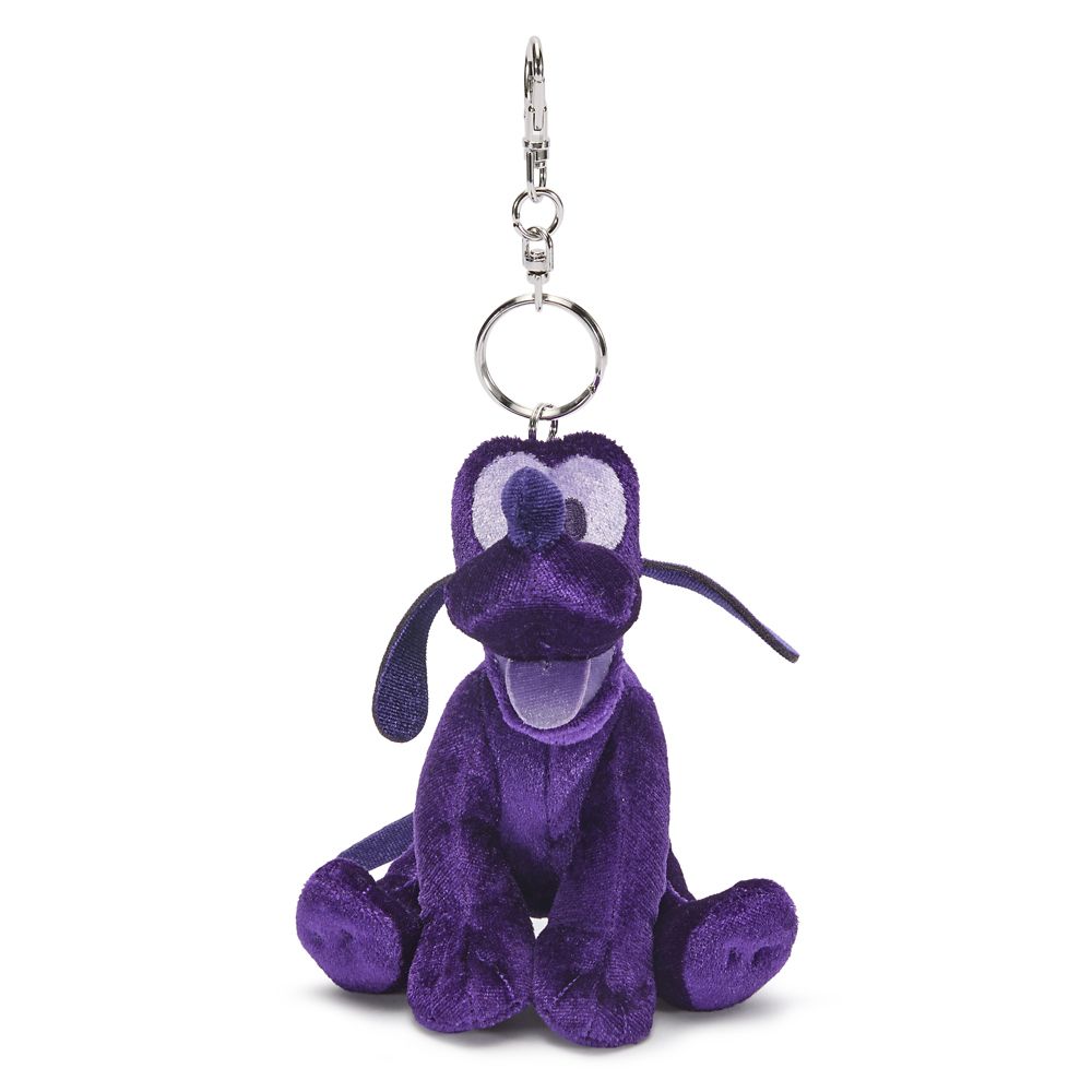Pluto Plush Keychain Bag Charm &ndash; Purple &ndash; 7 1/4'' &ndash; Exclusive &ndash; D23: The Ultimate Disney Fan Event