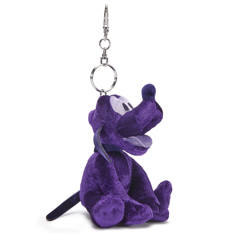 Pluto Plush Keychain Bag Charm &ndash; Purple &ndash; 7 1/4'' &ndash; Exclusive &ndash; D23: The Ultimate Disney Fan Event