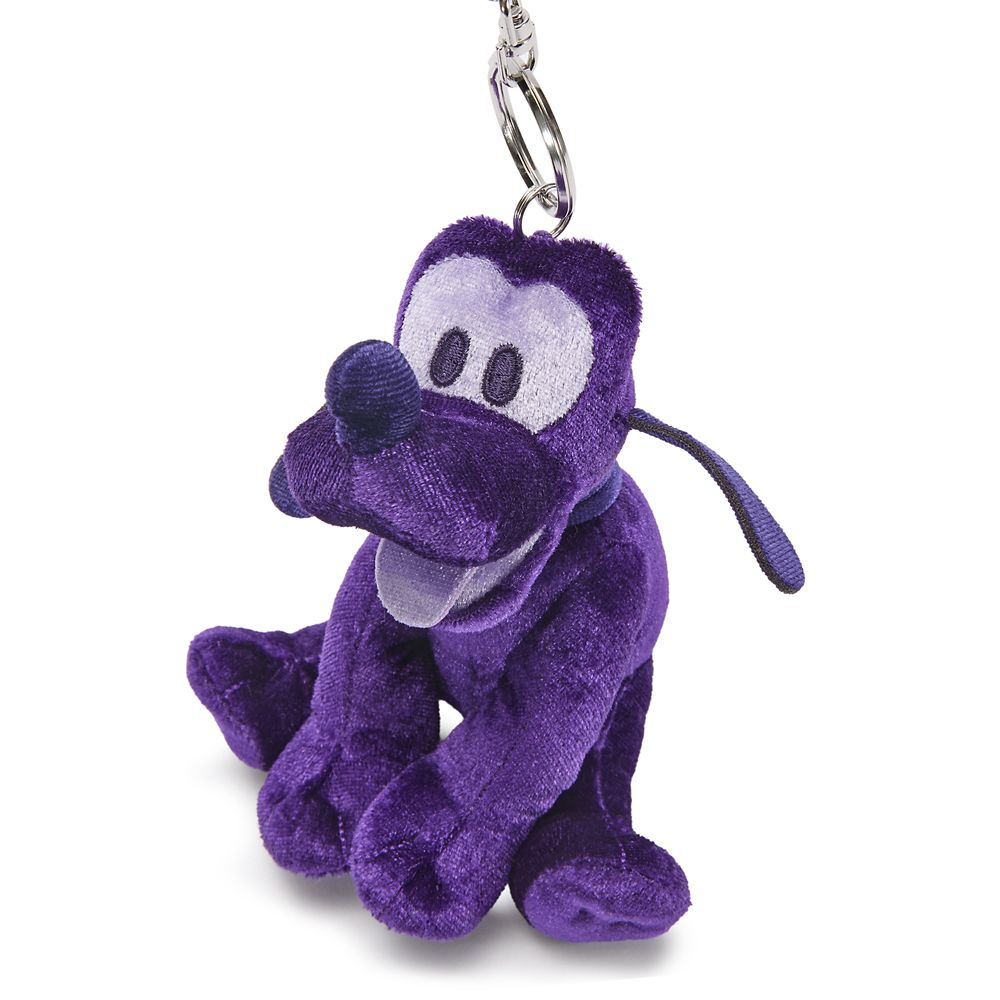 Pluto Plush Keychain Bag Charm &ndash; Purple &ndash; 7 1/4'' &ndash; Exclusive &ndash; D23: The Ultimate Disney Fan Event