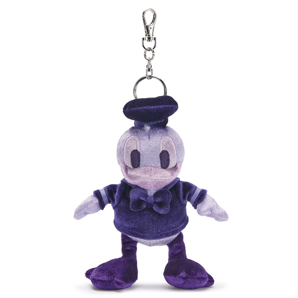 Donald Duck Plush Keychain Bag Charm &ndash; Purple &ndash; 7 1/4'' &ndash; Exclusive &ndash; D23: The Ultimate Disney Fan Event