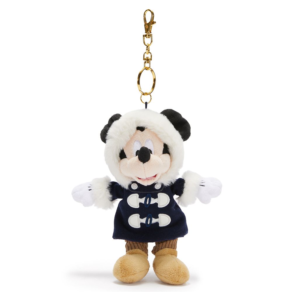 Mickey Mouse Duffle Plush Keychain Bag Charm &ndash; 7'' &ndash; Disney Store Japan