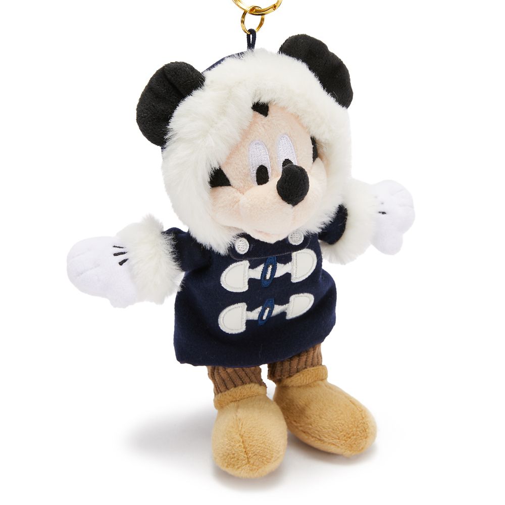 Mickey Mouse Duffle Plush Keychain Bag Charm &ndash; 7'' &ndash; Disney Store Japan