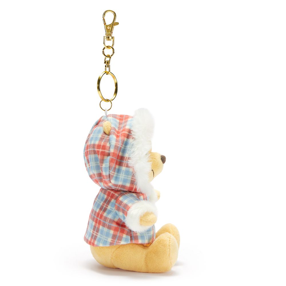Winnie the Pooh Duffle Plush Keychain Bag Charm &ndash; 5 1/2'' &ndash; Disney Store Japan