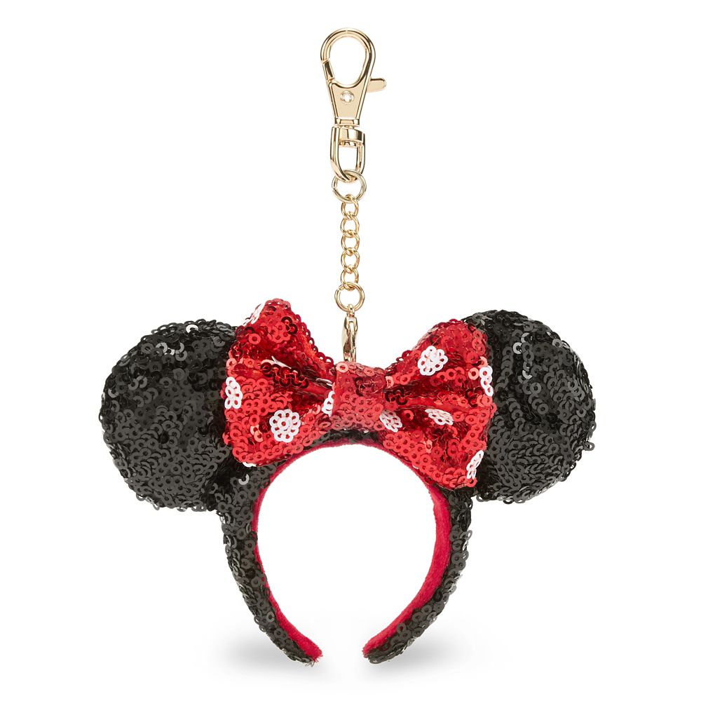 Minnie Mouse Sequin Ear Headband Bag Charm &ndash; Polka Dots