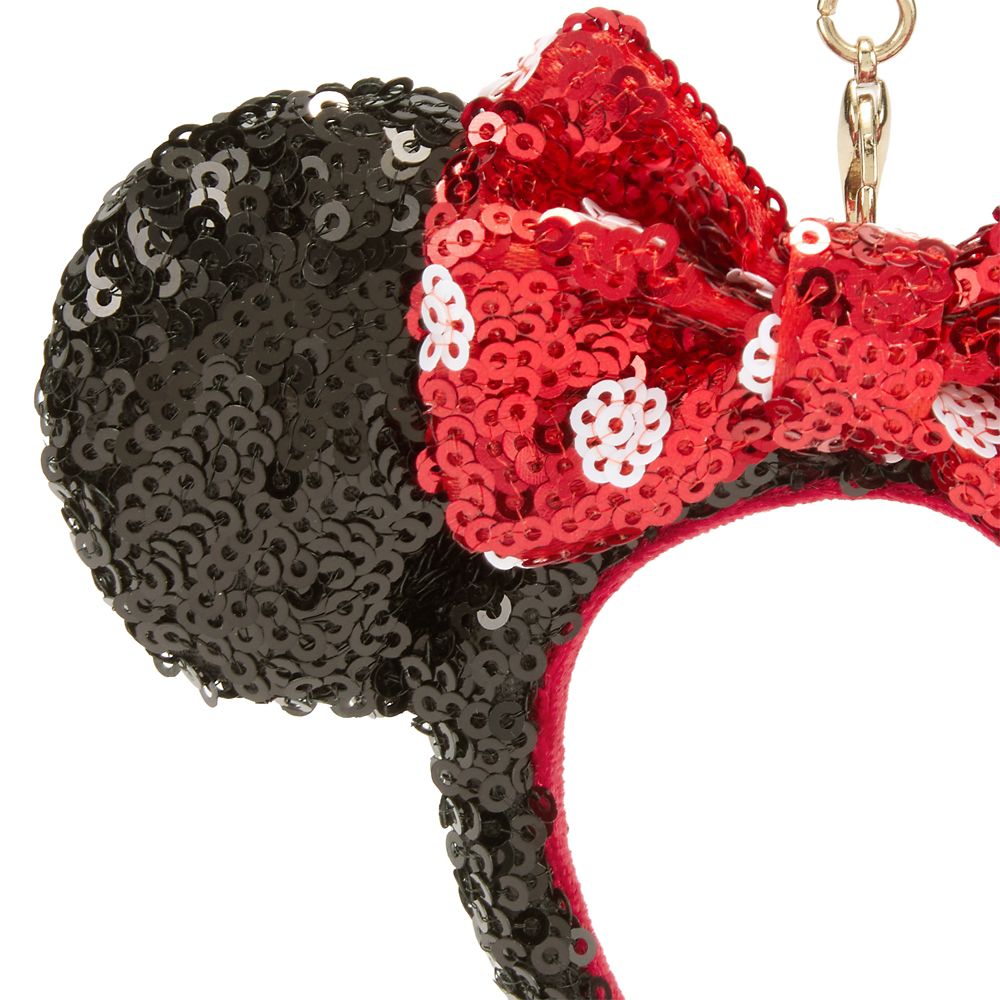 Minnie Mouse Sequin Ear Headband Bag Charm &ndash; Polka Dots